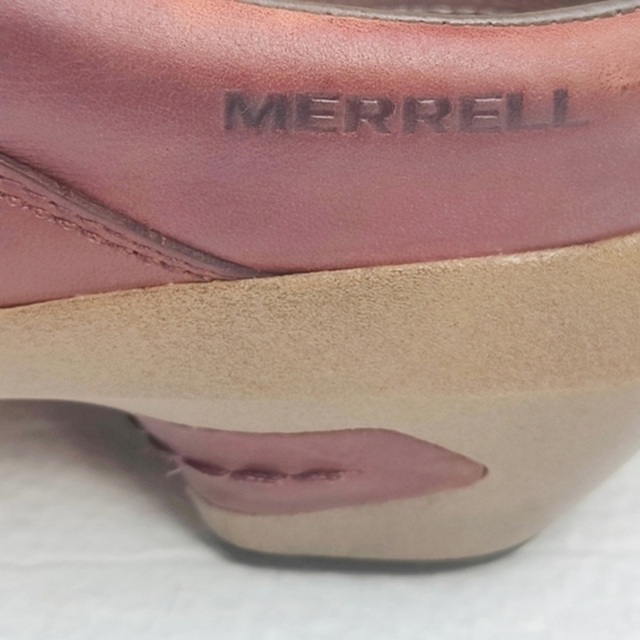Merrell Mules Luxe Plunge clog leather Women's size 9.5 shoes Bohemian, Prairie - Picture 7 of 10